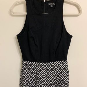 Black and Pattern Dress